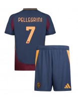 AS Roma Lorenzo Pellegrini #7 Kolmaspaita Lasten 2024-25 Lyhythihainen (+ shortsit)